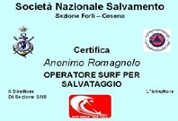 Corso per operatore moto d'acqua per salvataggio